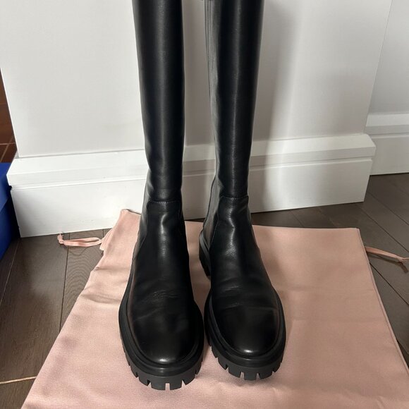 SOHO LEATHER KNEE-HIGH BOOT - Picture 7 of 11